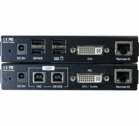 Prolongateur KVM DVI/USB/Audio sur IP