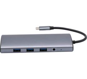 Station d'accueil USB-C 11 ports double affichage