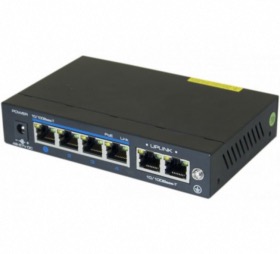 Switch 6 ports 10/100 dont 4 PoE+