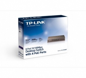 Switch TP-Link TL-SF1008P 8 ports dont 4 PoE