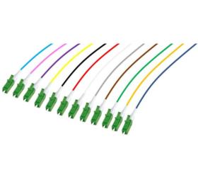Pigtail OS2 LC/APC simplex LSOH 2 mètres par 12