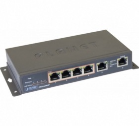 Switch 6 ports Gigabit Planet GSD-604HP (4 PoE+ 55W)