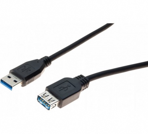 Rallonge USB 3.0 type A M/F 1,8 m noire