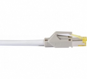 Cordon ethernet 10 gigabit Cable Draka Cat.7 gris - 1,5 M