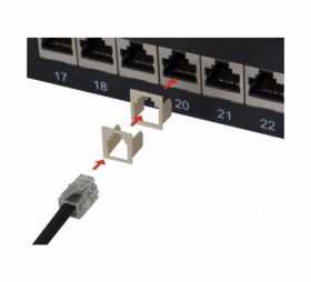 Adaptateur RJ9 vers RJ11-RJ12 sachet de 10