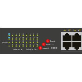 Switch 16 ports 10/100 PoE 1 giga D-Link DSS-100E-18P
