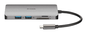 Hub USB-C 8 en 1 D-Link DUB-M810