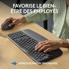 Clavier sans fil Logitech Ergo Pro Wave Keys