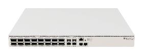 Switch Routeur Cloud 2 RJ45 10G 4 SFP28 16 QSFP28 Mikrotik CRS520
