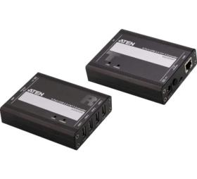 Extendeur USB sur RJ45 avec Hub 4 ports UCE32100