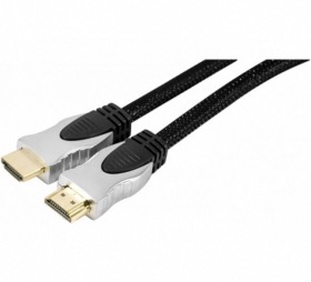 Cble HDMI 4K HighSpeed connecteurs or et ferittes 5 mtres
