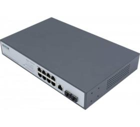 afficher l'article Switch 8 ports gigabit PoE+ 140W et 2 SFP manageable