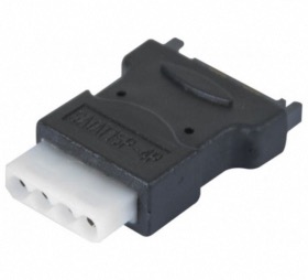 Adaptateur alimentation SATA vers Molex monobloc