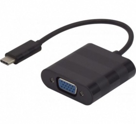 Convertisseur USB 3.1 Type C vers VGA noir