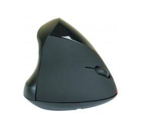 Souris verticale noire sans fil pour droitier