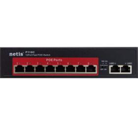 Switch 10 ports 10/100 dont 8 PoE+ Stonet P110C