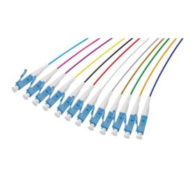 Lot de Pigtails OS2 G652D LC/UPC 12 couleurs 2 m