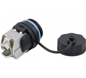 Embase RJ45 CAT6a étanche avec bouchon