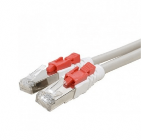 Cordon RJ45 scuris verrouillable CAT6a 0,5 m