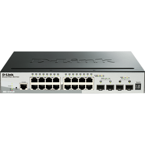 Switch D-LINK Smart Pro 16 ports giga 2 SFP 2 SFP+