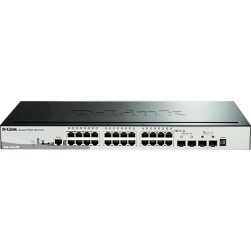 Switch D-LINK Smart Pro 24 ports giga PoE+ 2 SFP 2 SFP+