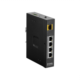 afficher l'article Switch industriel 4 ports giga PoE 1 SFP D-LINK DIS-100G-5PSW