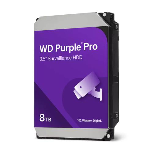 Disque Dur 3,5 WD Purple Pro vidéo surveillance 8 To