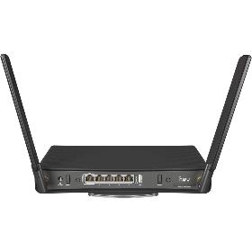 Routeur WiFi 4 ports giga 1 port 2,5 giga Mikrotik hAP ax3