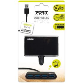 Hub USB 3.0 type A vers 4 ports USB-A