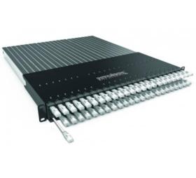 Platine Patchbox PLUS+ 24 cordons rtractables 1,8 m gris