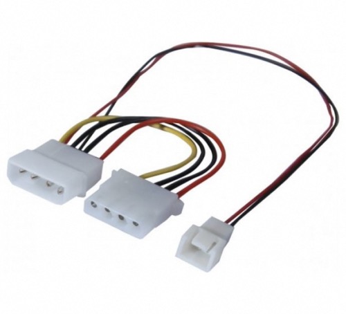 Adaptateur alimentation Molex pour ventilateur 3 broches