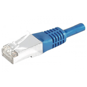 Cble RJ45 bleu 20 M catgorie 6a S/FTP cuivre