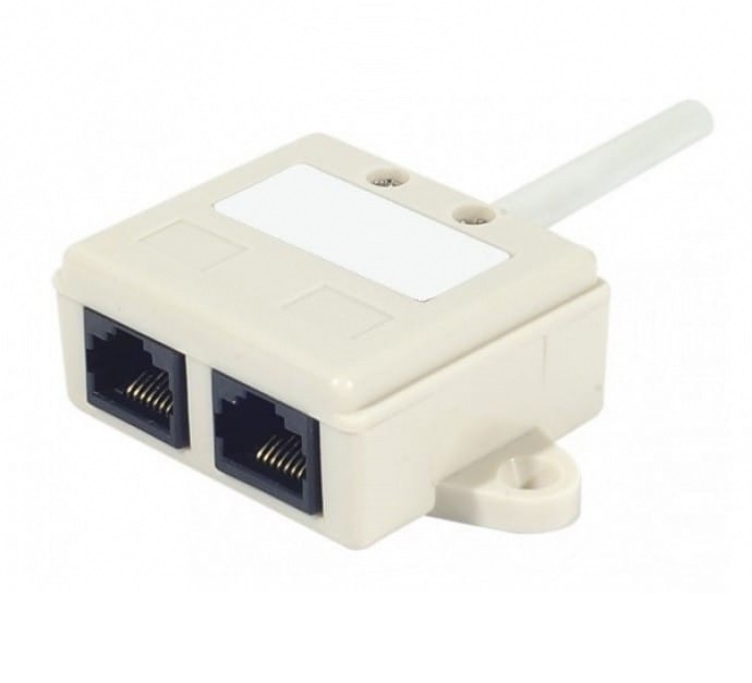 Doubleur de ports RJ45, blindé