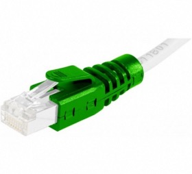 Manchons RJ45 clipsables verts sachet de 10