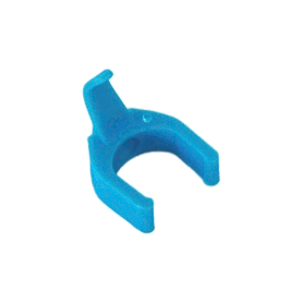 50 Patch clips bleu clair pour câbles RJ45 PatchSee