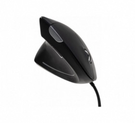 afficher l'article Souris verticale noire USB pour gaucher