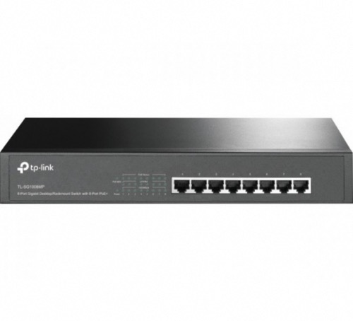 Switch 8 ports gigabit PoE+ 126W