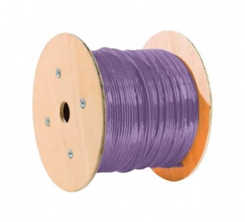 Câble RPC violet monobrin F/FTP CAT6a LSOH 305 M