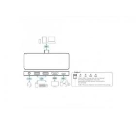 Station d'accueil USB-C multiports Aten UH3238