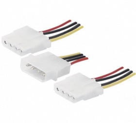 Doubleur alimentation Molex 20 cm