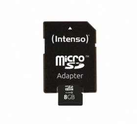 Carte MicroSDHC Class 10 Intenso 8Go