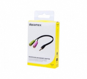 Adaptateur micro et casque stro Jack 3,5 mm