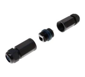 Embase de traversée RJ45 CAT6a étanche avec manchons