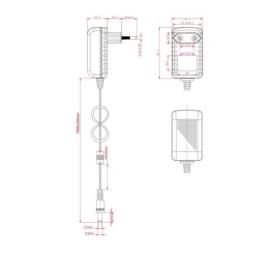 Alimentation secteur 5 V 2 A Jack 5,5 x 2,1 mm