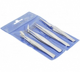 Lot de 4 pinces brucelles