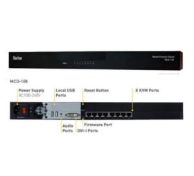 Switch KVM 8 ports DVI/USB/Audio MCD-108 Raritan