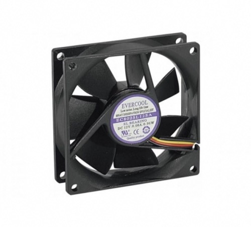 Ventilateur pour boitier longue durée 80x80x25