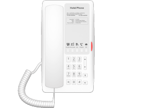 Téléphone IP WiFi pour Hotel Fanvil H4W Poe blanc