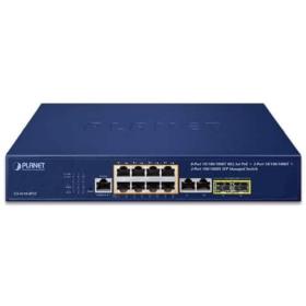 Switch 8 ports Gigabit PoE+ 2 SFP Planet GS-4210-8P2C