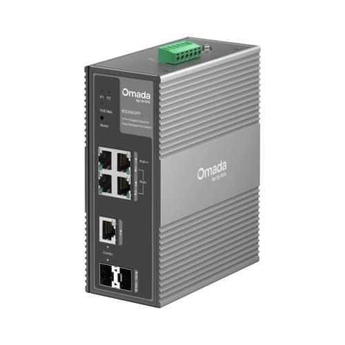 Switch industriel 4 giga PoE+ 120W 2 SFP TP-Link IES206GPP